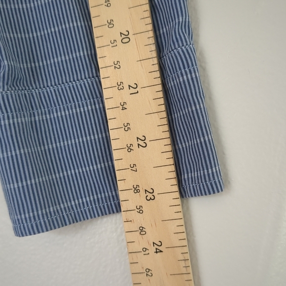 Tommy Bahama Button Down Shirt Mens Medium Clour Block Striped Casual Office - Picture 10 of 11